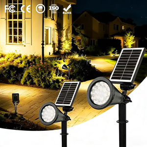 Éclairage <span class=keywords><strong>solaire</strong></span> extérieur décoratif pour jardin, arbre, paysage, <span class=keywords><strong>spot</strong></span> LED <span class=keywords><strong>à</strong></span> angle réglable, étanche, pour allée - Product Image 1
