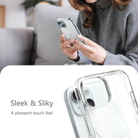 Pour iPhone 15 14 étui Polycarbonate dur protecteur étui transparent téléphone en vrac esthétique étui de téléphone couverture transparente pour iPhone 13