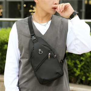 Bolsa de Lona Multifuncional Personalizada al por Mayor, con Carga USB, Gancho para Auriculares, Impermeable, Estilo Coreano - Product Image 6