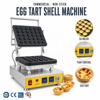 Machine commerciale à tartelettes aux œufs 30 moules, antiadhésive, équipement de boulangerie pour tartelettes cantonaises, portugaises, au fromage et mini-tartes