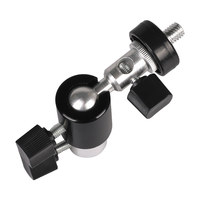 Vente en gros Support de tête de boule pivotante multifonctionnel Type D Support de parapluie Support de Flash pour appareil photo