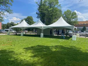 Barraca dobrável para festas e eventos, gazebo com estrutura de telhado alto, 10x10ft, 3x3 5x5, acessório para festas e casamentos, ideal para feiras e feiras, jazz