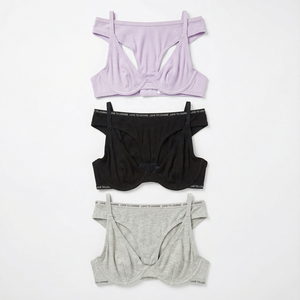 Conjunto de Lencería Femenina Nuevo, Moderno, con Diseño de Parches, Sexy, Tanga, Brasier y Bragas con Diseño de Letras - Product Image 2