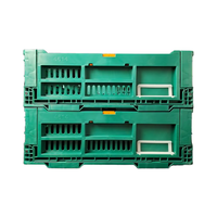 Caisses en plastique ventilées de stockage empilables recyclables de haute qualité pour le transport de fruits et légumes