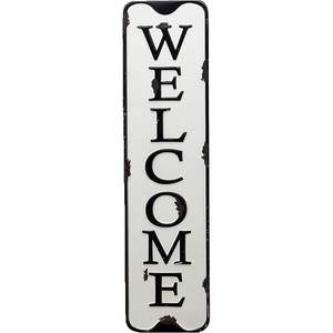 ป้ายโลหะต้อนรับสไตล์ลอฟท์ปารีส งานศิลปะติดผนังวินเทจ ขนาด 5.5 x 21.6 นิ้ว รูปทรงสี่เหลี่ยมผืนผ้า สไตล์เรสติก สำหรับตกแต่งทางเข้า - Product Image 4