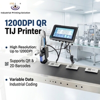 Impresora Industrial TIJ IPS-9610 con Pantalla Táctil de 7 Pulgadas y 1200 DPI, Solución de Codificación para Líneas de Producción de Empaquetado