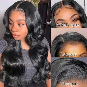 Cheap Wholesale Brazilian Body Wave 13*4 <b>Lace</b> <b>Front</b> <b>Human</b> <b>Hair</b> <b>Wigs</b> for Black Women Natural HD Transparent <b>Lace</b> Frontal <b>Wigs</b> - Product Image 6