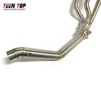 Tuyau d'échappement de système d'échappement inoxydable de moto Teentop pour échappement Yamaha MT09/MT09 Tracer XSR900 TRACER 900/GT