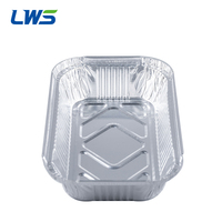 Moule à pain 1Lb 450Ml plat en aluminium jetable fabricant de plateaux de récipient alimentaire à emporter