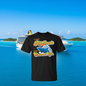T-shirt promotionnel « J'aime les grands bateaux et je ne peux pas mentir » avec un design attrayant - Product Image 3