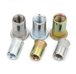 1กล่อง402ชิ้น M6 M5 M4 M3ชุด M8จัดประเภทผสม304 A2-70สแตนเลสสตีลคาร์บอนอลูมิเนียมหัวแบนหมุดย้ำน็อต - Product Image 4