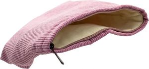 Bolsa de Cosméticos Rosa de Pana Plana Multiusos para Almacenamiento de Artículos de Joyería, Deportes, Viajes, Estudio y Trabajo, Venta al por Mayor - Product Image 3