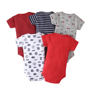 Body de Bebé Unisex para Recién Nacido, Mono de Seguridad con Estampado Bonito, Cómodo, Transpirable, de Manga Corta, con Cierre de Botones a Presión - Product Image 2