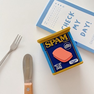 Étuis pour écouteurs en silicone imperméables à l'eau avec motif de viande en conserve pour <span class=keywords><strong>AirPods</strong></span> 1 2 <span class=keywords><strong>3</strong></span> Pro - Product Image 6