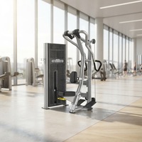 Machine Combinée Commerciale Réglable pour Lat Pulldown et Rame Assise, Équipement d'Entraînement des Bras et des Épaules pour Salle de Sport, Musculation, Acier, 160 kg