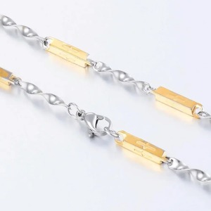 Cadena Bizantina de Acero Inoxidable para Hombre, Estilo Hip Hop, Joyería de Moda - Product Image 2