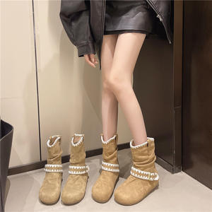 Nouvelles bottes de cowboy Maillard automne-hiver 2025, bottes Dui Dui et bottines <span class=keywords><strong>style</strong></span> Wasteland pour femmes - Product Image 3