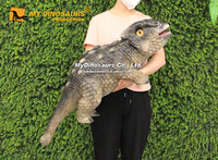 Boneka Tangan Dinosaurus Buatan Tangan untuk Anak-Anak, Ankylosaurus Bayi