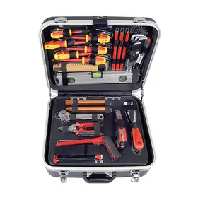 Set di attrezzi meccanici set di attrezzi professionali per valigetta in alluminio ABS da 131 pezzi set di utensili manuali professionali