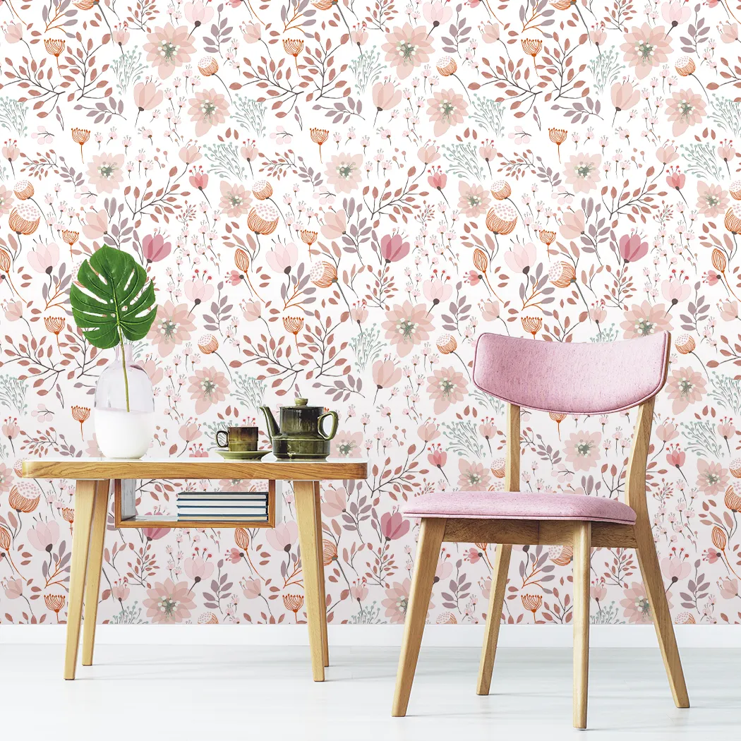 Removable wall murals floral