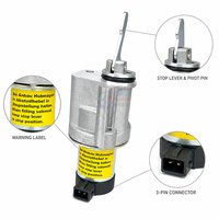 Solénoïde d'arrêt de carburant BFM1013 BFM 2012 02938080 04513018 12V pour excavatrice, chargeuse, finisseur, groupe électrogène 2012