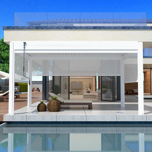 Pergola électrique automatique pliable, système d'ombrage solaire de jardin, auvent latéral extérieur, système de voile verticale pour balcon - Product Image 4