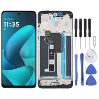 Écran LCD d'origine pour téléphone portable, numériseur complet avec châssis pour Motorola Moto G57 Power
