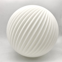 Billes prototypes finies lisses sans couture, œuvres d'art, résine personnalisée SLA SLM, services d'impression 3D