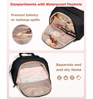 Bolsa de Maquillaje de Viaje Impermeable, Organizador de Cosméticos, Bolsa de Maquillaje Personalizada, Bolsa de Aseo Personalizada, Trousse De Toilette