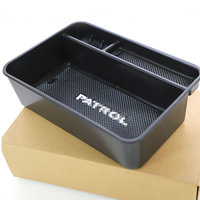 Boîte de rangement en plastique ABS pour la patrouille Y62, 10 pièces, accoudoir de la Console centrale, boîte de rangement, remplissage pour espace de siège
