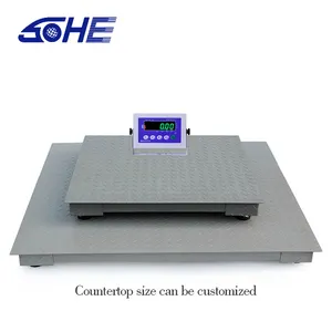 Platform Weighing Floor Scale Digital Electronic Floor Livestock Scale