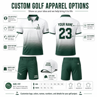 Kit de regalo promocional de club de golf personalizado con logotipo, camiseta polo, gorra, toalla, guante, botella, bolsa para promociones y souvenirs.
