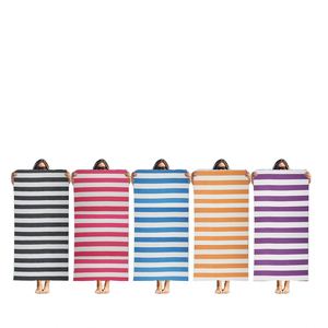 Serviette de plage extra large rayée en polyester tissé, séchage rapide, anti-adhésive, style moderne pour usage extérieur toutes saisons, piscine - Product Image 1