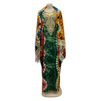 Robe Musulmane Boubou de Haute Qualité en Satin avec Strass, Abaya Deux Pièces, Chemise de Nuit Femme, Foulard Grande Taille, Haute Couture