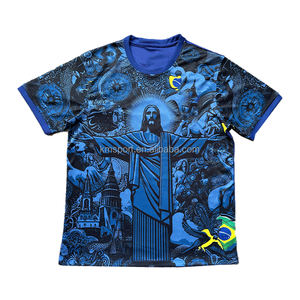 Venta al por Mayor de Camisetas de Fútbol de Tailandia 25-26 de Alta Calidad, Estilo Maillot De Foot, Impresión por Transferencia de Calor, Color Rosa y Negro, Conjuntos Deportivos para Hombre - Product Image 3