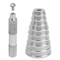 Set Peralatan Pemasang Bearing dan Seal Bushing Universal 10-Piece dari Aluminium untuk As Roda Otomotif