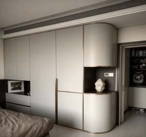 Armario Portátil Personalizado BALOM con Cubierta Antipolvo, Base Reforzada y Múltiples Barras para Colgar, Mueble de Cocina para Dormitorio - Product Image 5