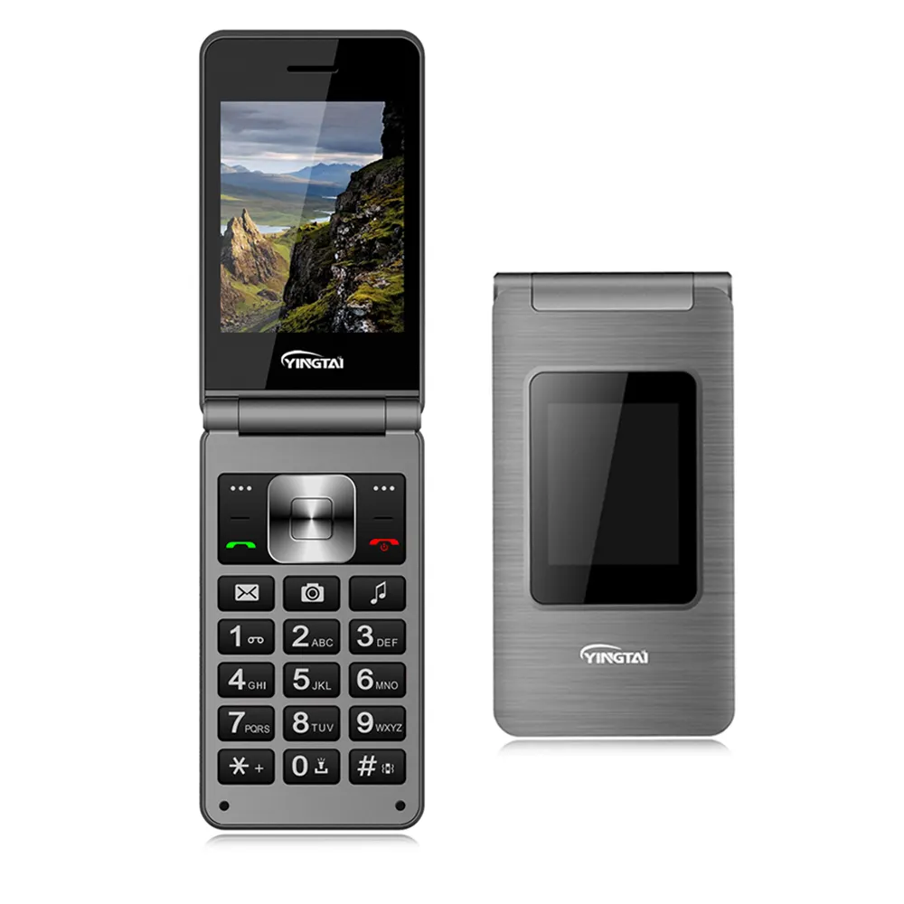 Yingtai C01d 4G Sos Functie 4G Toetsenbord Mobiel, Lange Standby-Tijd Ontgrendeld Oude Flip Mobiele Telefoon