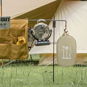 Portable <b>Camping</b> Cooking Utensils Organizer Travel Bag - BBQ <b>Kitchen</b> Kit Pouch for Outdoor Cooking and Campfire Use - Product Image 4