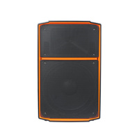 Haut-parleur actif 2 voies de 15 pouces, classe D, 500 W RMS, 1000 W de crête, en plastique, pour mariages, conférences et événements en direct en extérieur