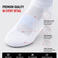 Chaussettes de sport athlétiques en maille jacquard tricotée, avec soutien de la voûte plantaire élastique, personnalisées OEM ODM, faible MOQ, pour la course, la gym et les sports de plein air, de haute qualité