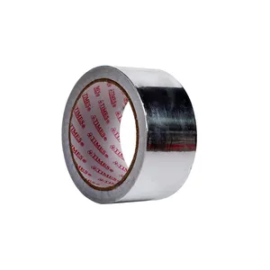 Silver Mylar Aluminum Foil Butyl Tape For Cable Armouring