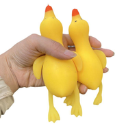 Jouets à presser en forme de canard jaune mignon, très demandés, en TPR souple, jouets anti-stress pour enfants, cadeaux pour soulager l'anxiété