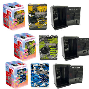 행운의 장난감 전자 돈 은행 금고 미니 <span class=keywords><strong>ATM</strong></span> 현금 동전 수 자동 스크롤 종이 돈 절약 상자 어린이를위한 멋진 생일 선물 - Product Image 3