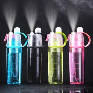 Atacado ostenta o frasco de spray-Garrafa spray esportiva de plástico, garrafa spray portátil para névoa, novo produto, sem bpa, 400ml/600ml