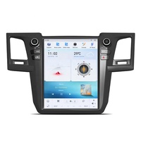 RoadNavi estilo Tesla Android 11 radio de coche para Toyota Fortuner Hilux 2012-2015 reproductor Multimedia de coche inalámbrico Carplay 4G