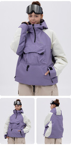 Nueva <span class=keywords><strong>Ropa</strong></span> de Snowboard Transpirable e Impermeable para Invierno, Chaqueta de Esquí para Hombre y <span class=keywords><strong>Mujer</strong></span>, Abrigo de Esquí Cálido para Deportes al Aire Libre - Product Image 5