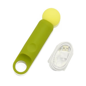 Mini sevimli şarj taşınabilir vibratör ikinci gelgit seksi vibratör topu kafa masaj seks oyuncak AV sopa klitoral vibratör - Product Image 3