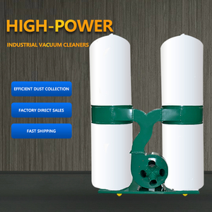 Aspiradora Industrial de alta potencia de 7.5kw, máquina colectora de <span class=keywords><strong>polvo</strong></span> de velocidad del <span class=keywords><strong>viento</strong></span>, colector de <span class=keywords><strong>polvo</strong></span> ciclónico para carpintería - Product Image 4