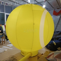 Ballon de balle de tennis gonflable de publicité extérieure personnalisée | Décoration accrocheuse pour des événements